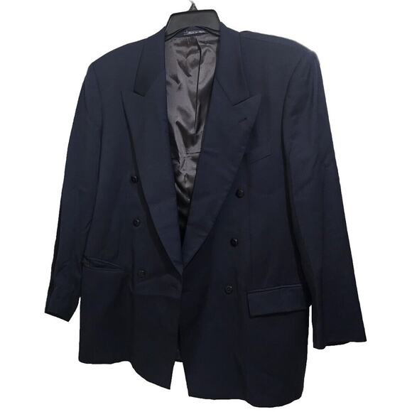 LUBIAM 1911 Blue Sport Coat Wool Italy Made US 50 L - Picture 1 of 14